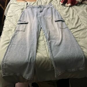 Never worn cargo jeans